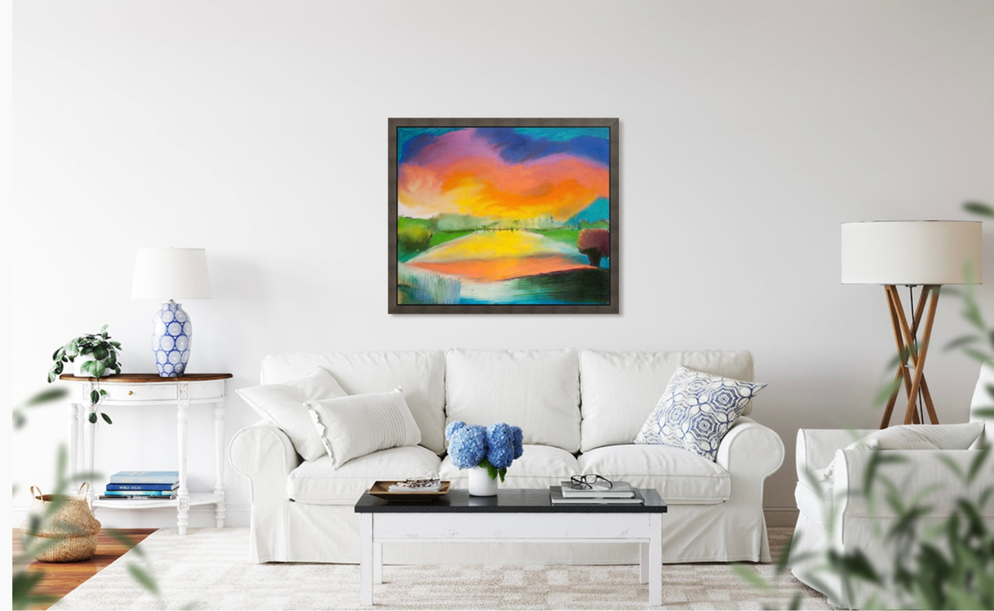 Sunrise in Open Field