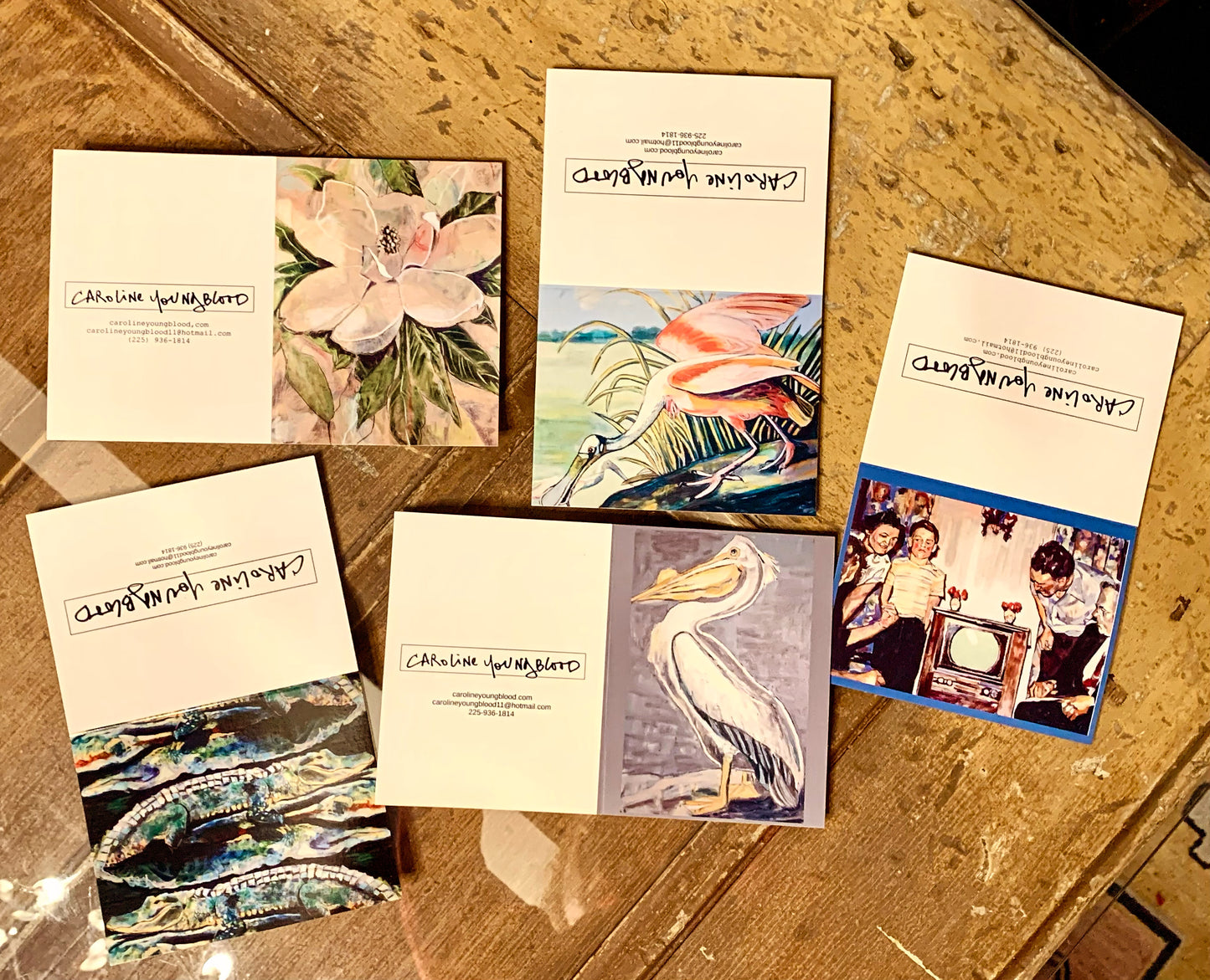 (7) Assorted Note Cards