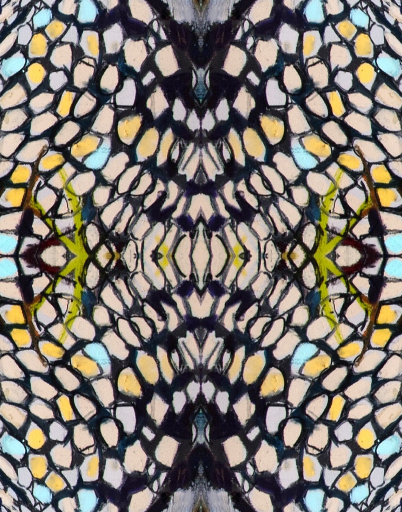 Groovy Gator Scales Printed Cotton Fabric