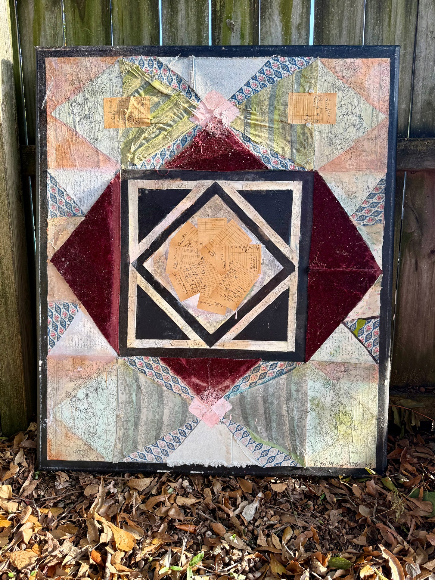 Vintage Quilt Collage (2007)