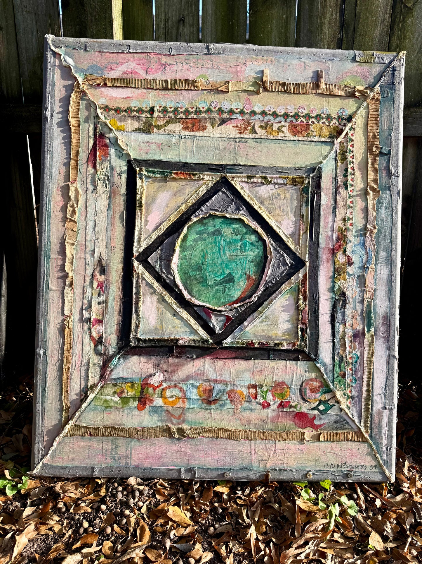 “Vintage Quilt Collage” (2007)