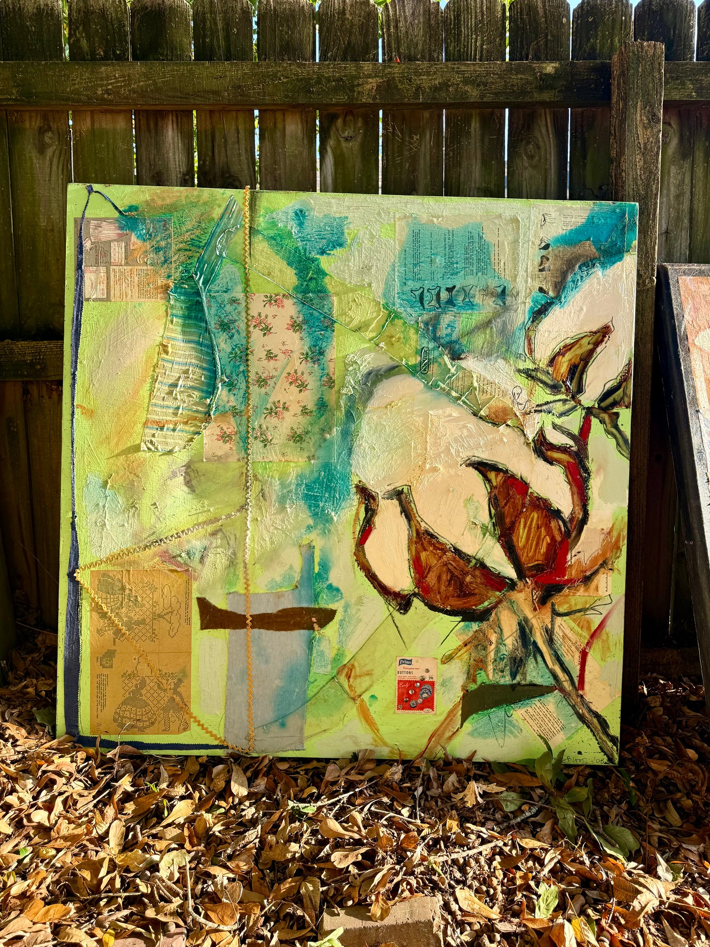 “Vintage Cotton Collage”(2008)