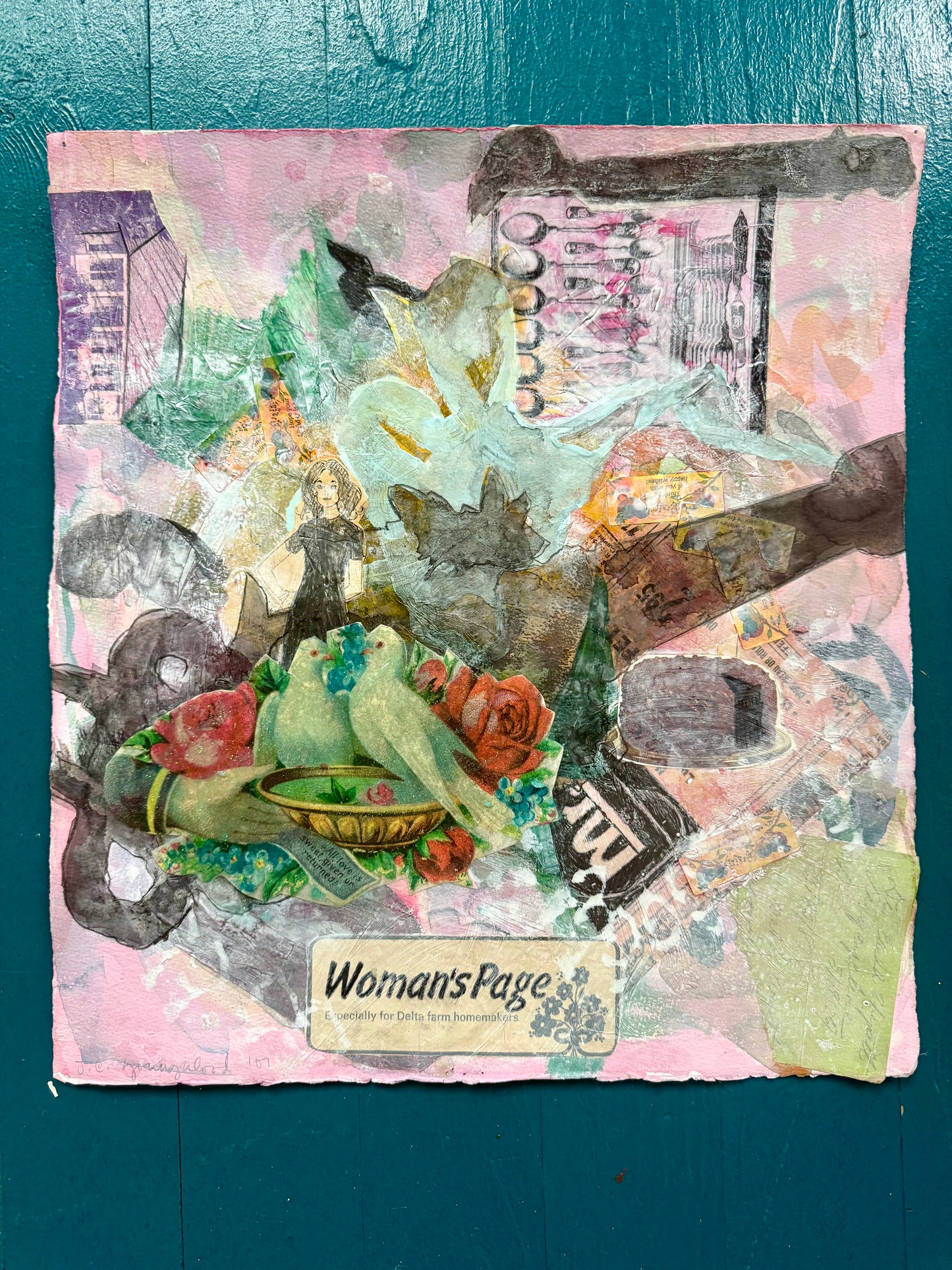 Vintage “Woman’s Page” Collage