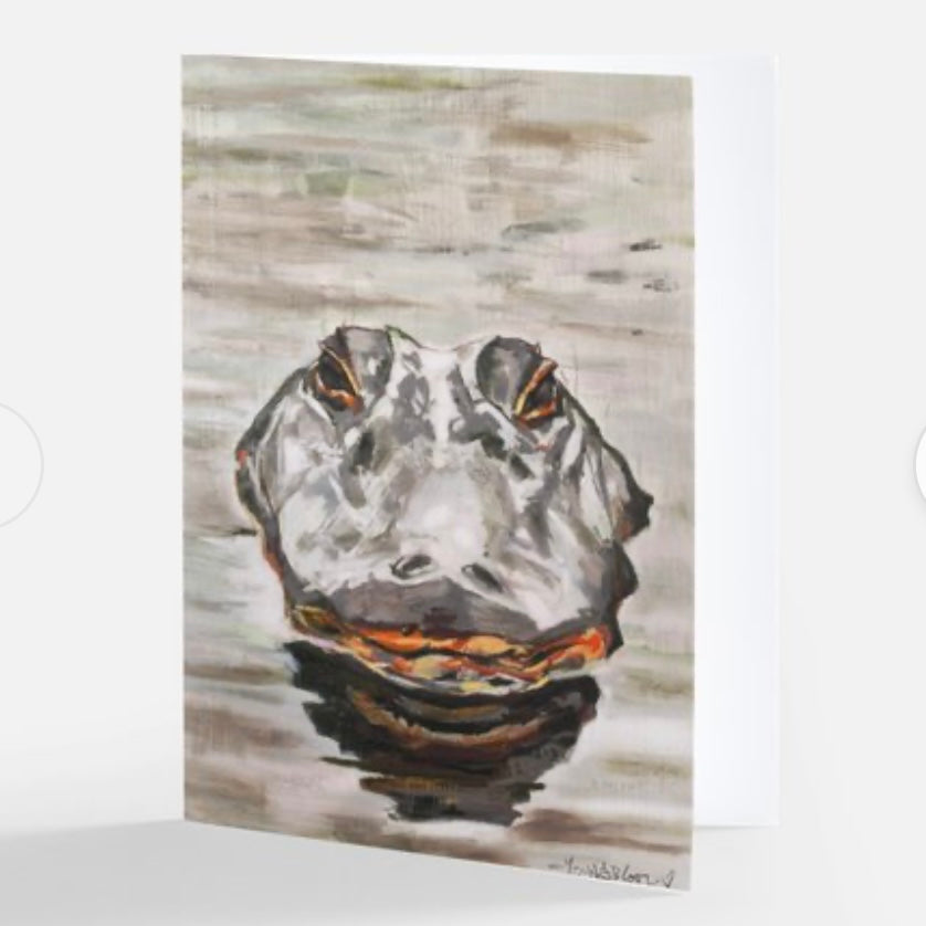 (7) Gator Head Note Cards