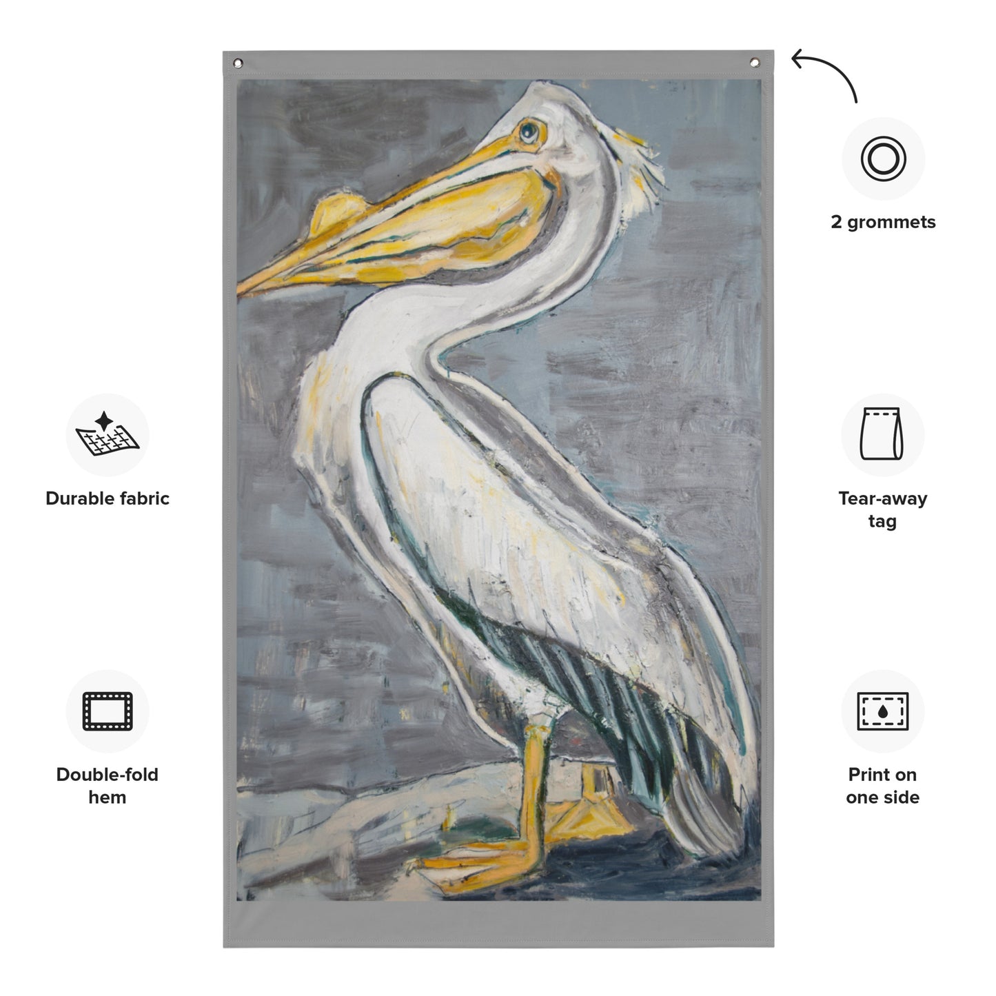 White Pelican Flag