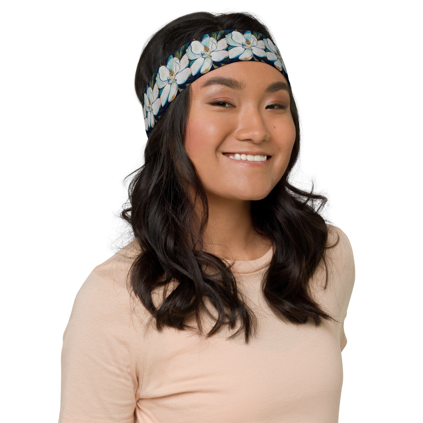Indigo Magnolia II Headband