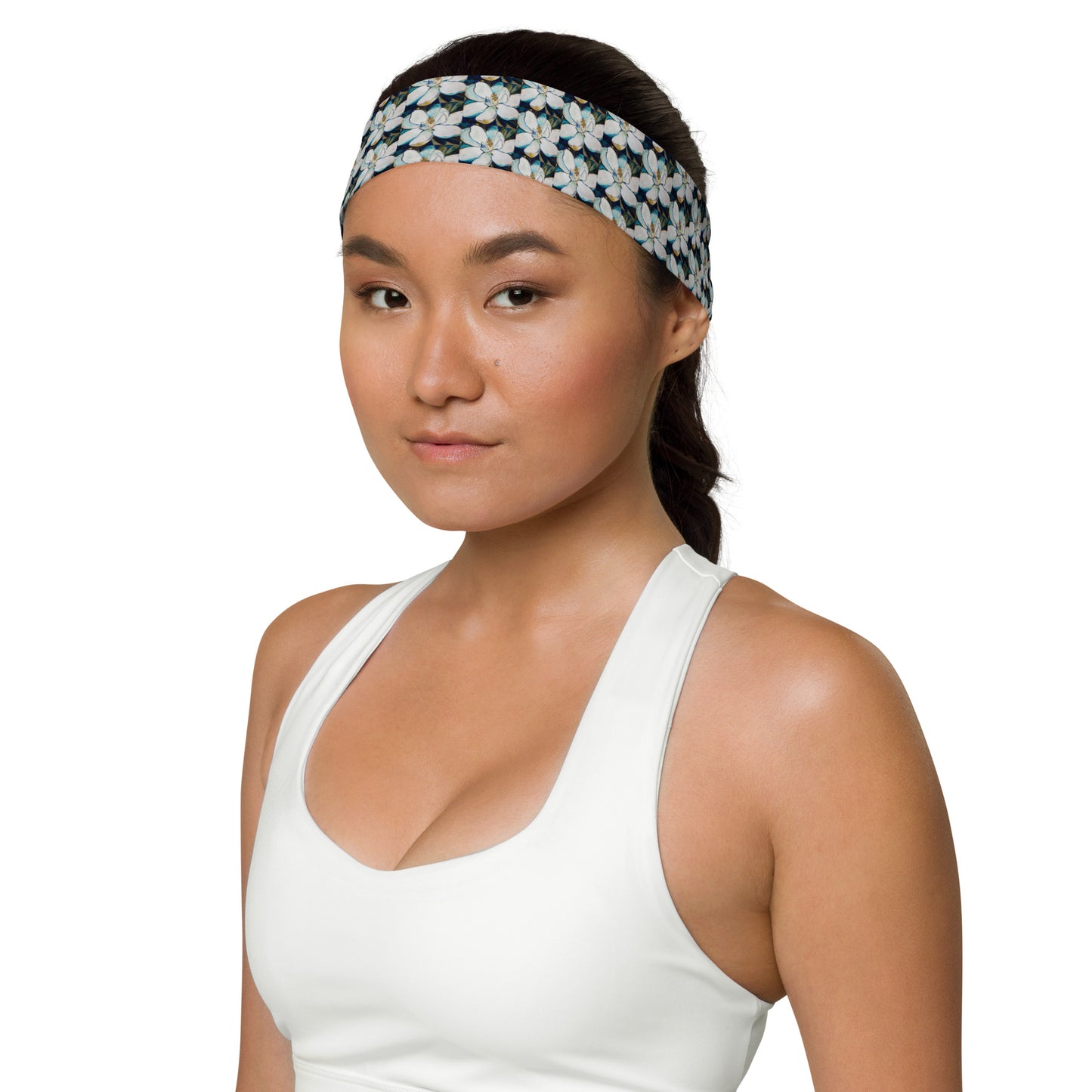 Indigo Magnolia Headband