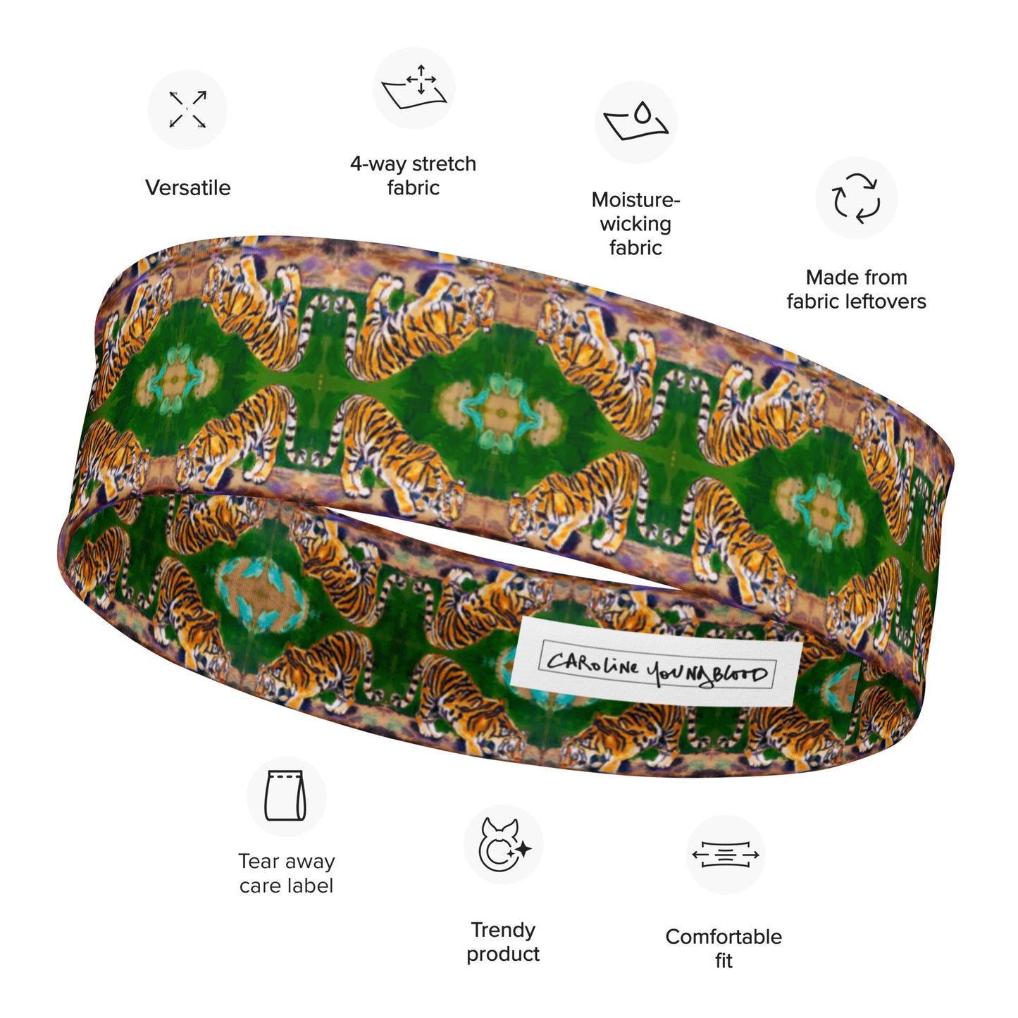 Tiger Reflections Headband