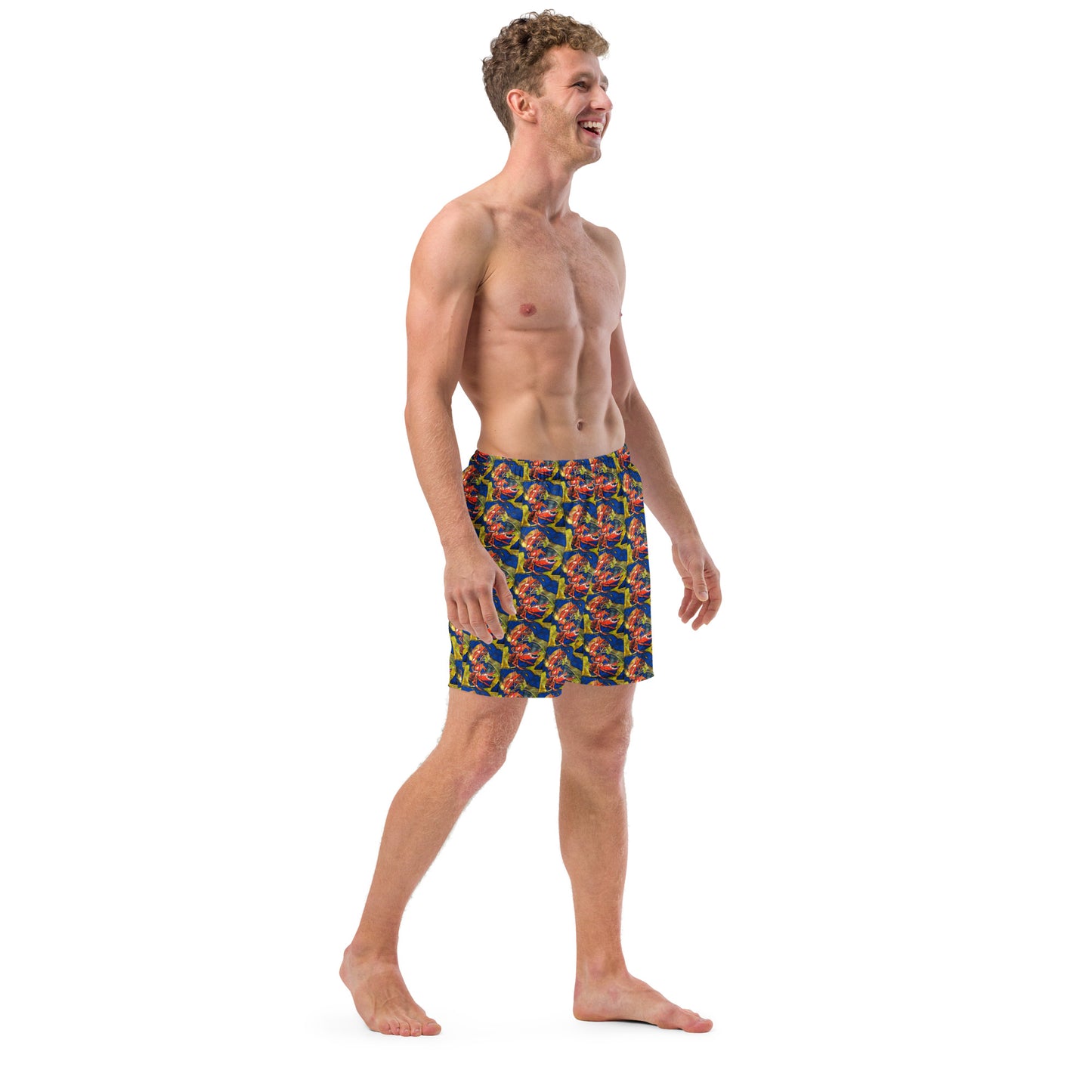 Crawfish in Habitat II Men's swim trunks