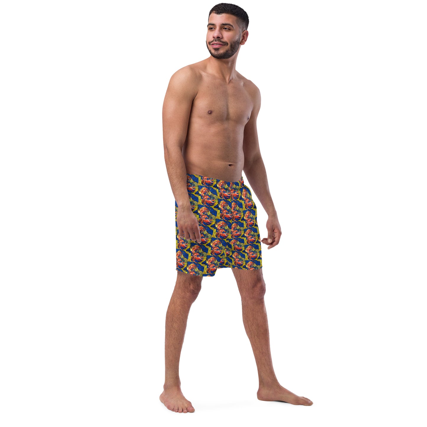 Crawfish in Habitat II Men's swim trunks