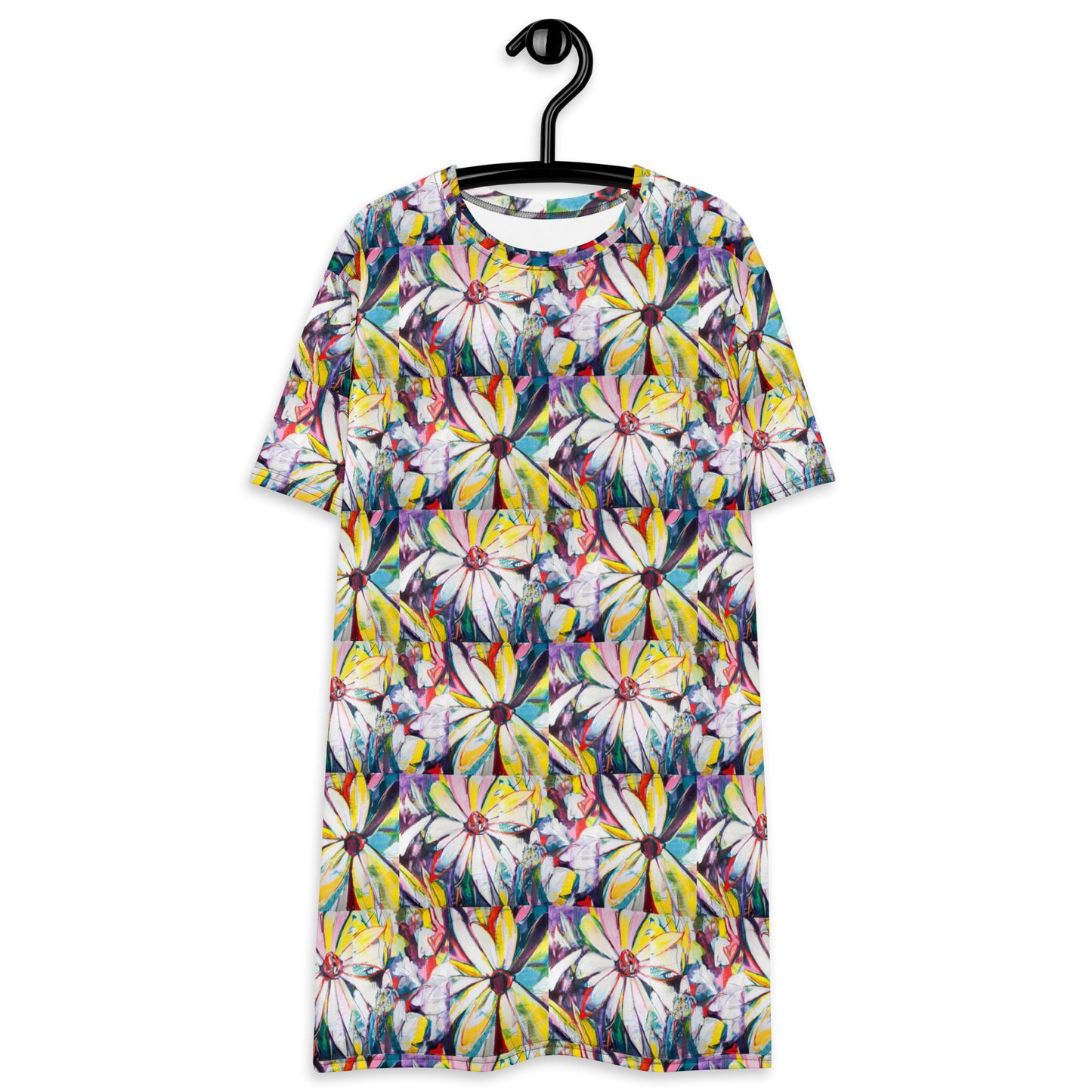 Zinnias T-shirt dress
