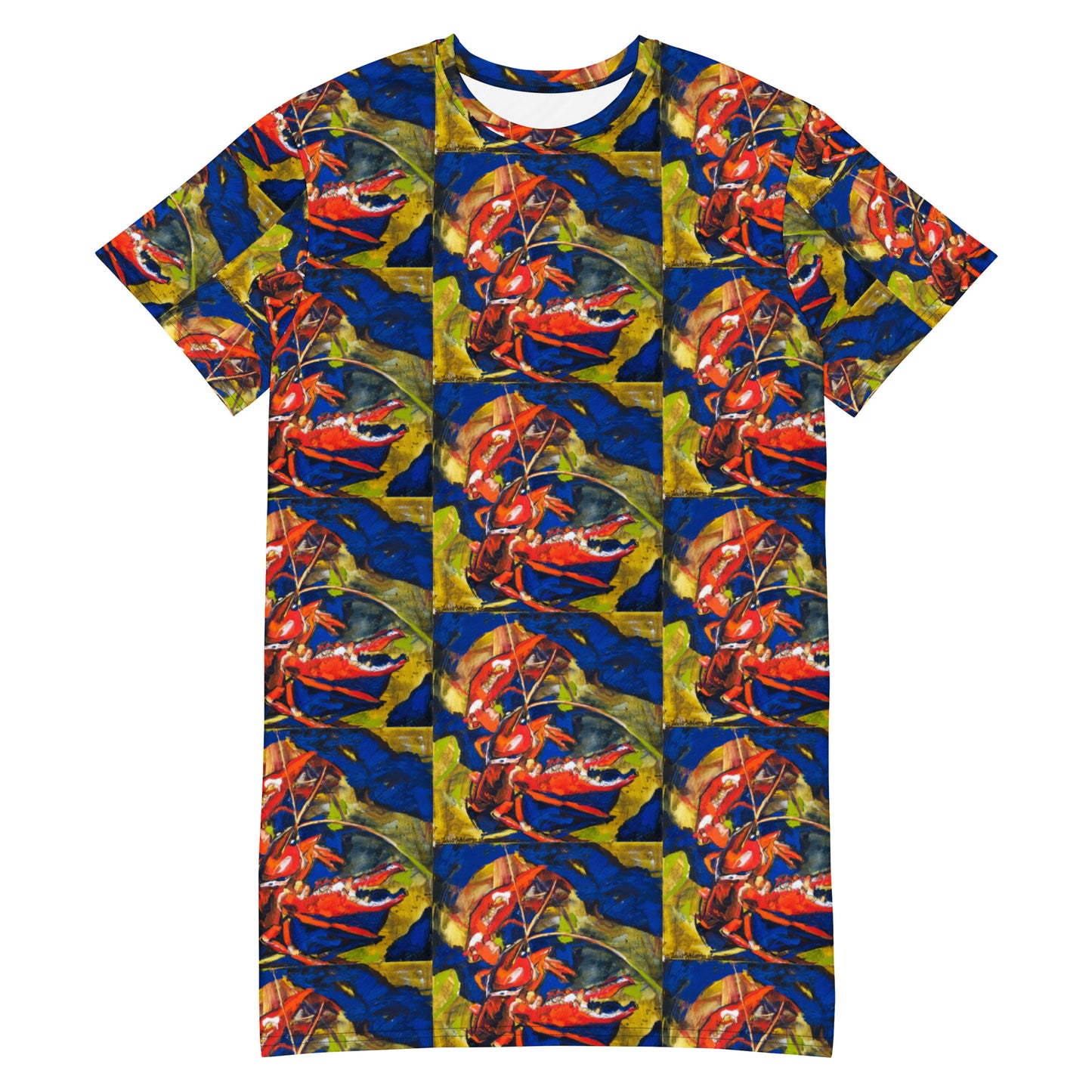 Crawfish in Habitat II T-shirt dress