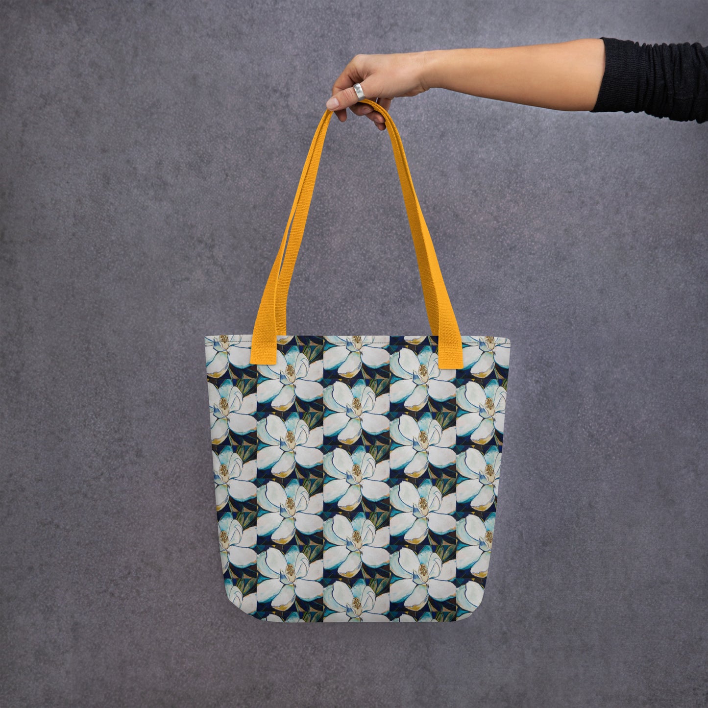 Indigo Magnolia Tote bag