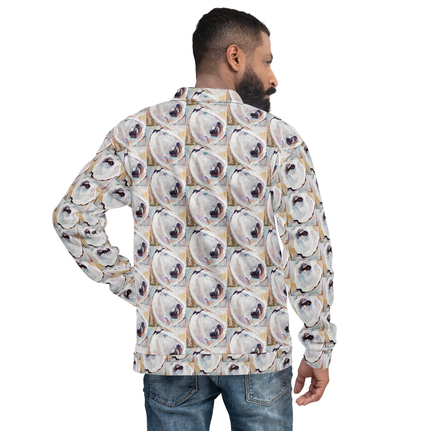 Yin & Yang Oyster Shells Unisex Bomber Jacket