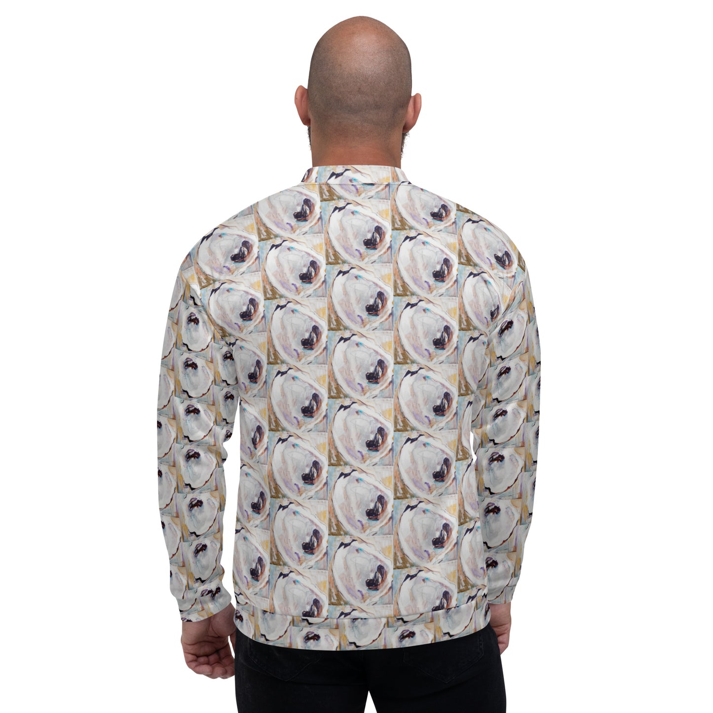 Yin & Yang Oyster Shells Unisex Bomber Jacket