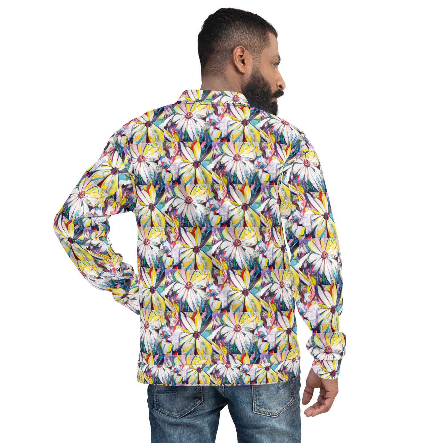 Zinnias Unisex Bomber Jacket