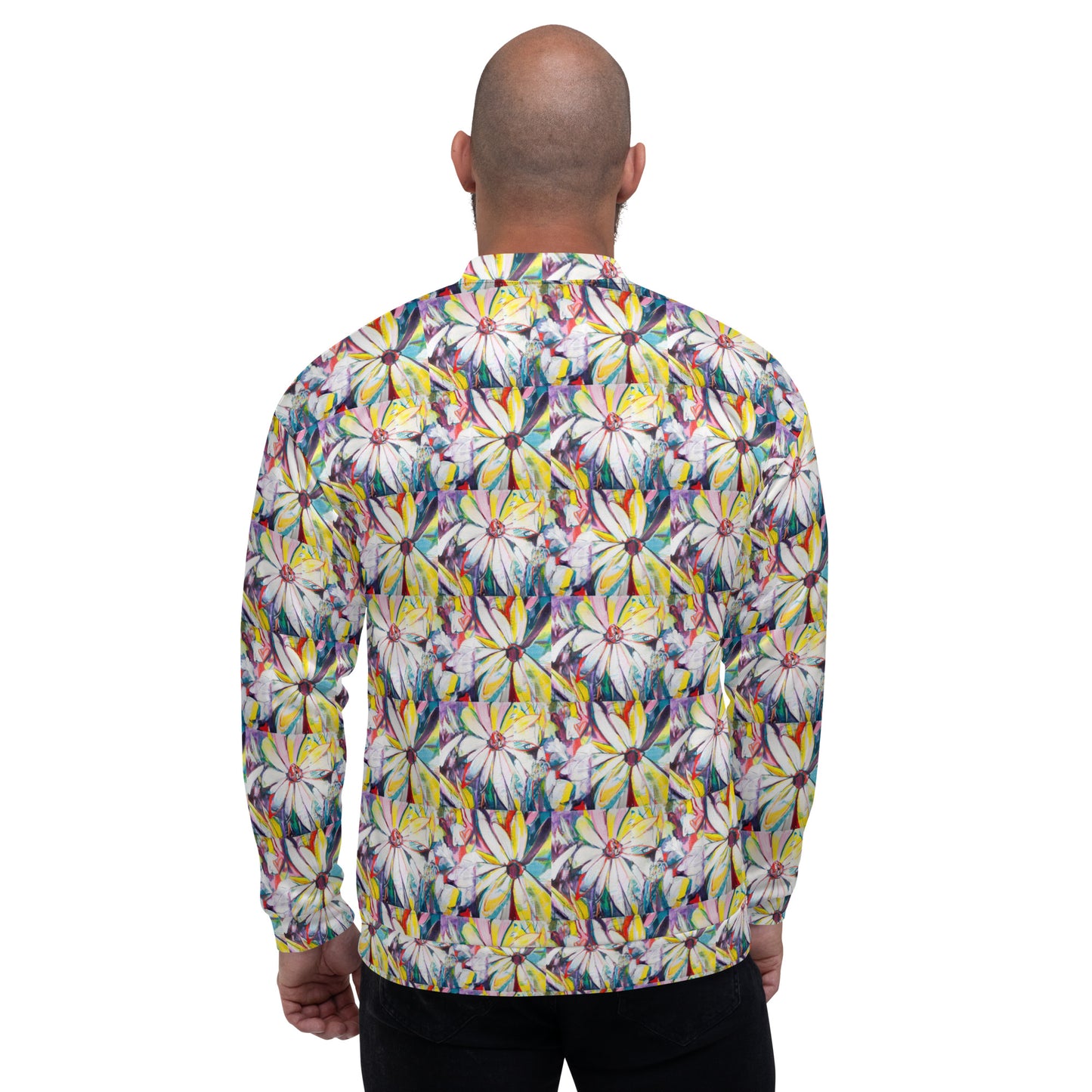 Zinnias Unisex Bomber Jacket