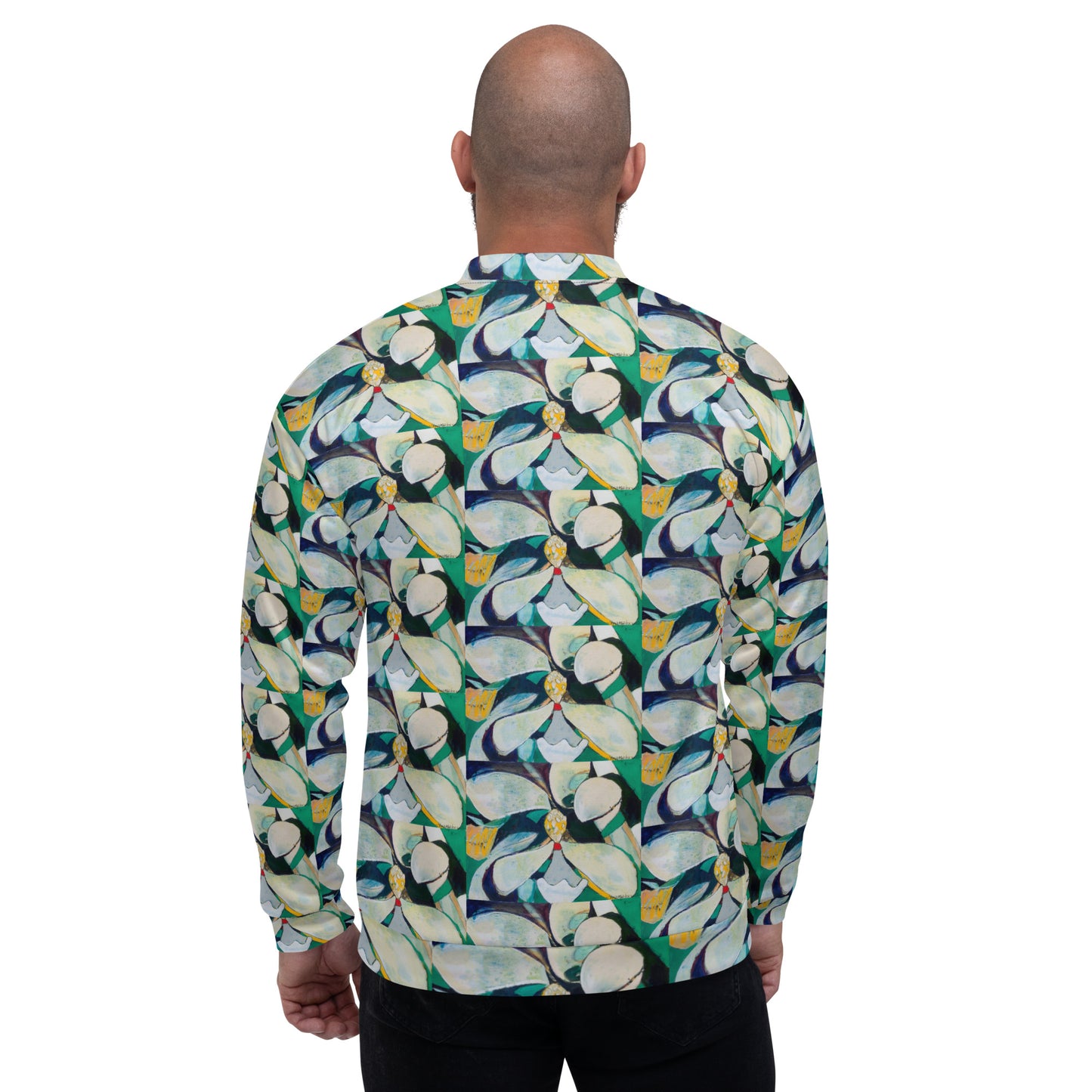 Cubist Magnolia Unisex Bomber Jacket