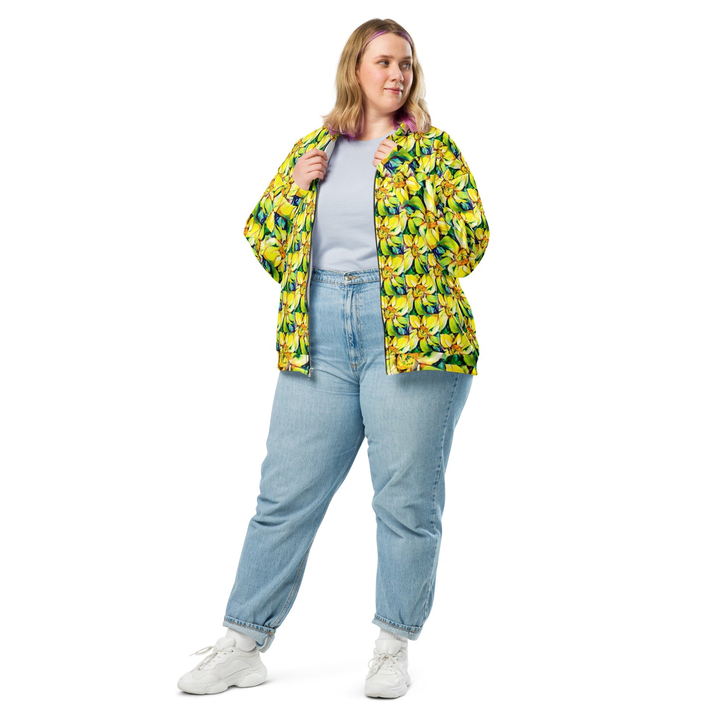 Bosco Sunflower Unisex Bomber Jacket