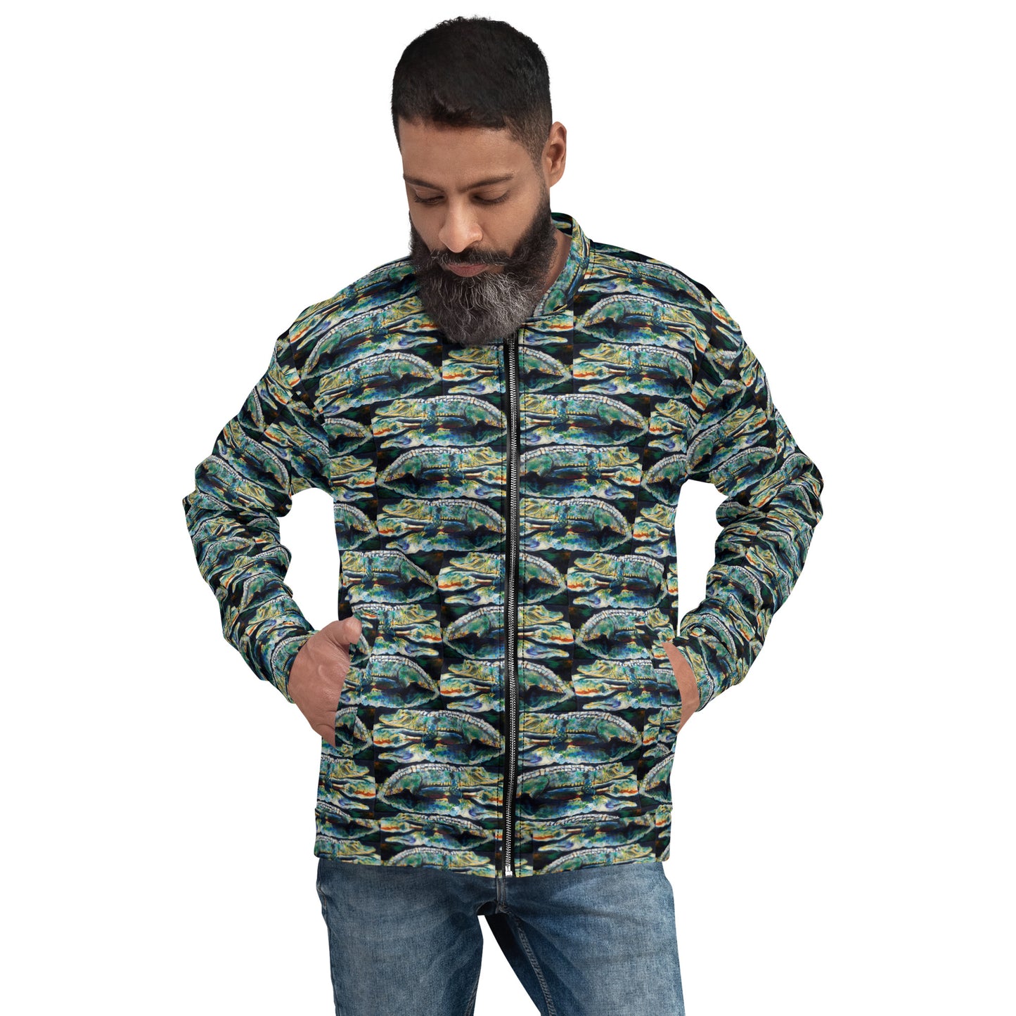 Gator Reflections Unisex Bomber Jacket