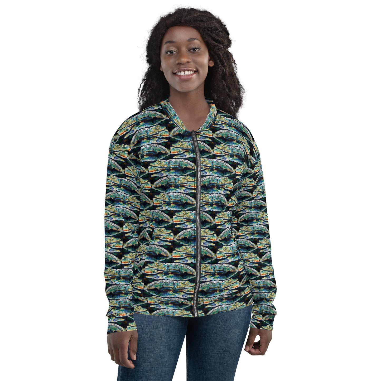 Gator Reflections Unisex Bomber Jacket