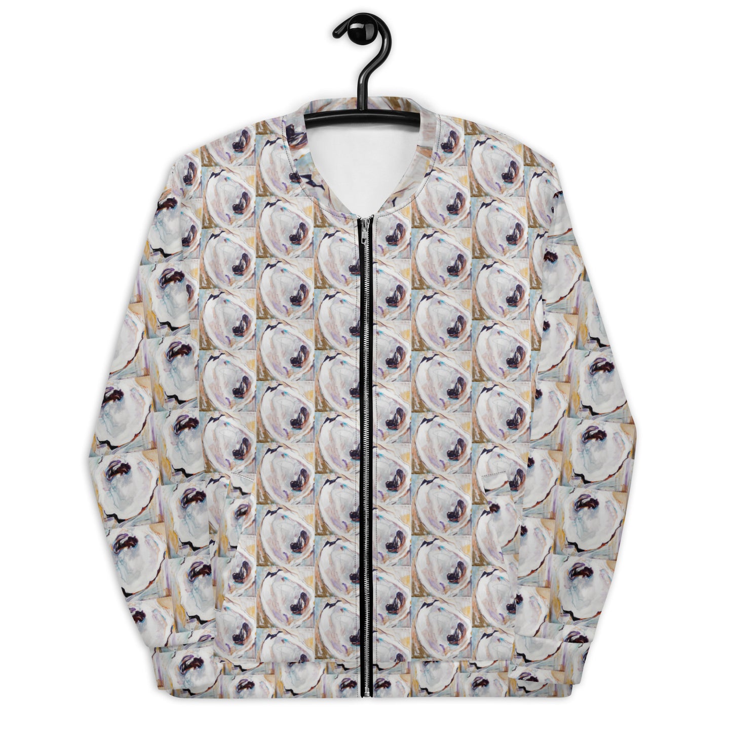 Yin & Yang Oyster Shells Unisex Bomber Jacket