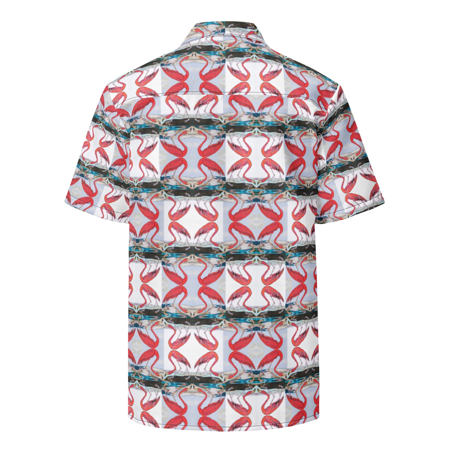 Flamingo Tango Unisex button shirt