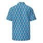 Blue Shrimp II Unisex button shirt
