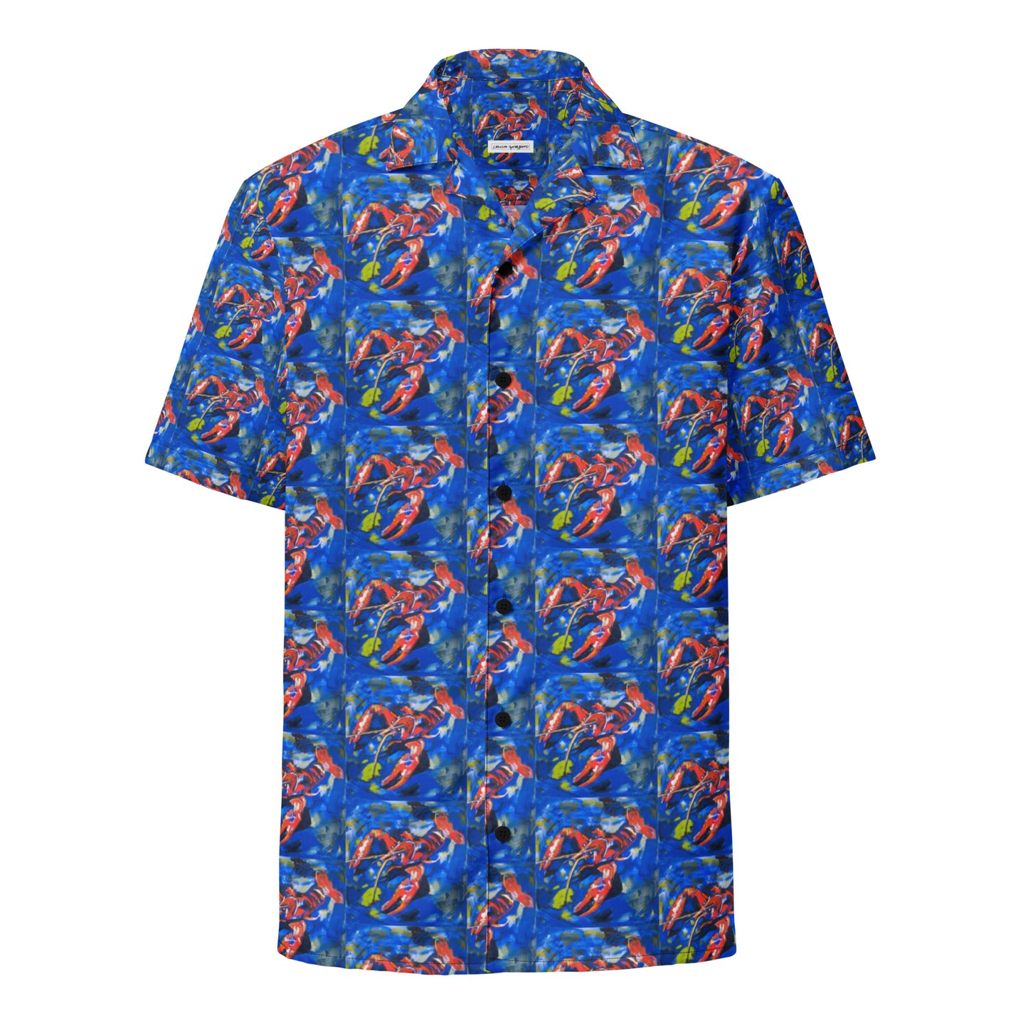 Crawfish in Habitat Unisex button shirt