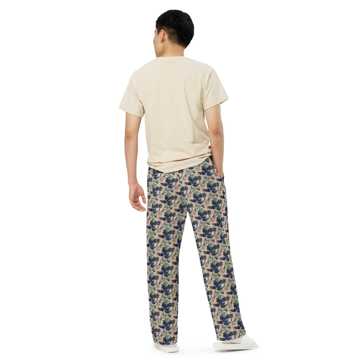 Wood Ducks All-over print unisex wide-leg pants