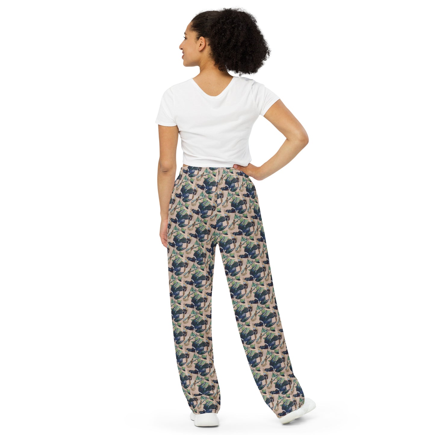 Wood Ducks All-over print unisex wide-leg pants
