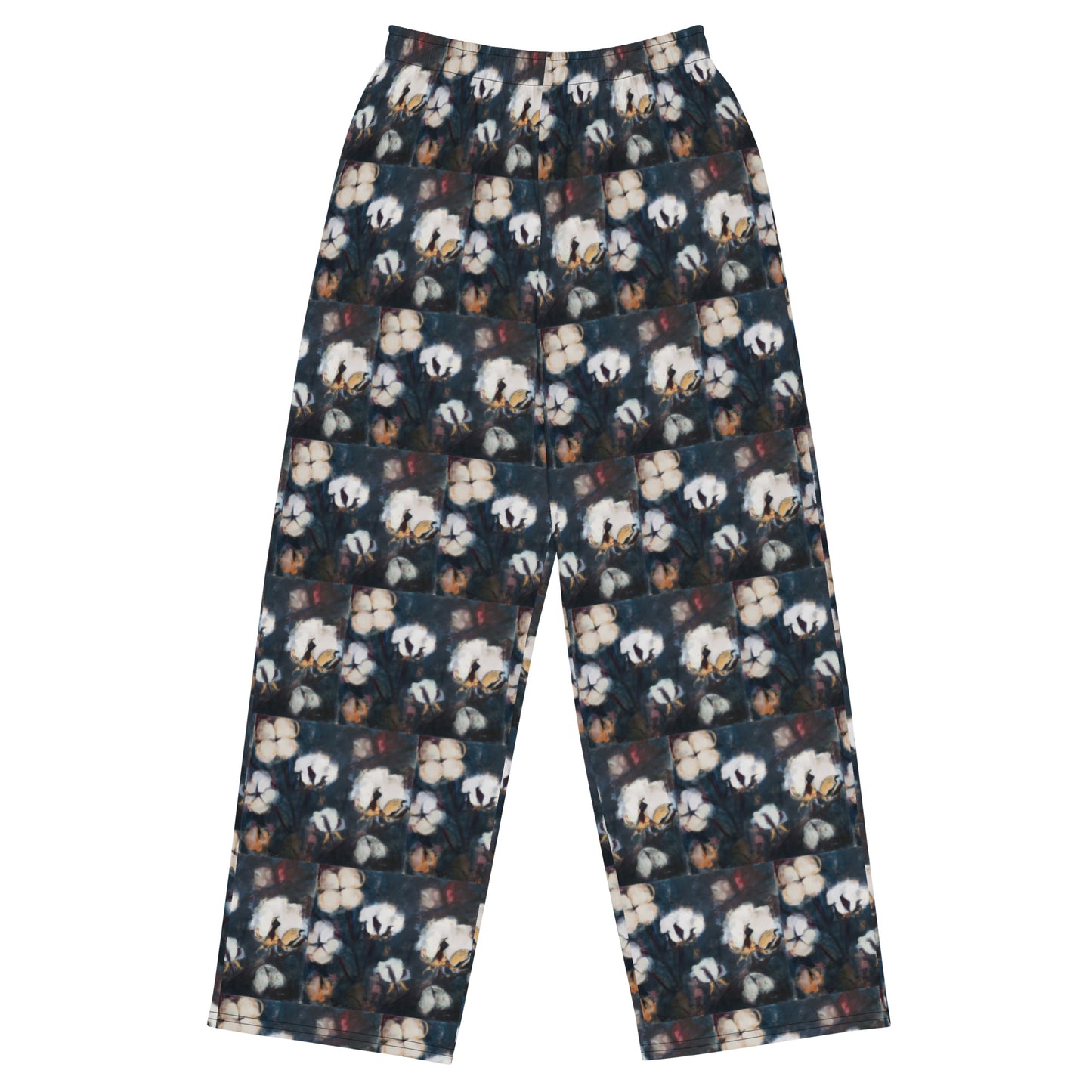 Cotton at Night All-over print unisex wide-leg pants
