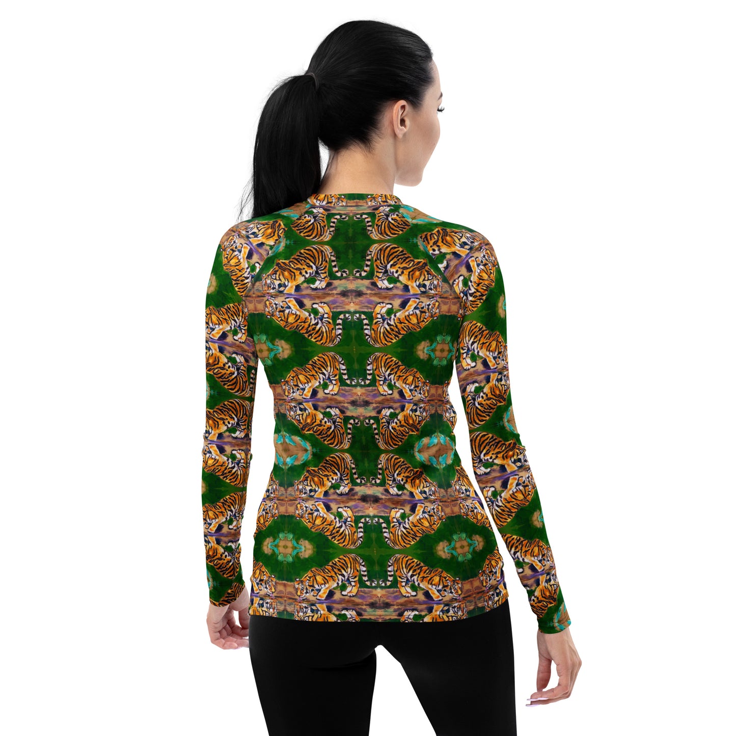 Tiger Reflections Women's Rash Guard