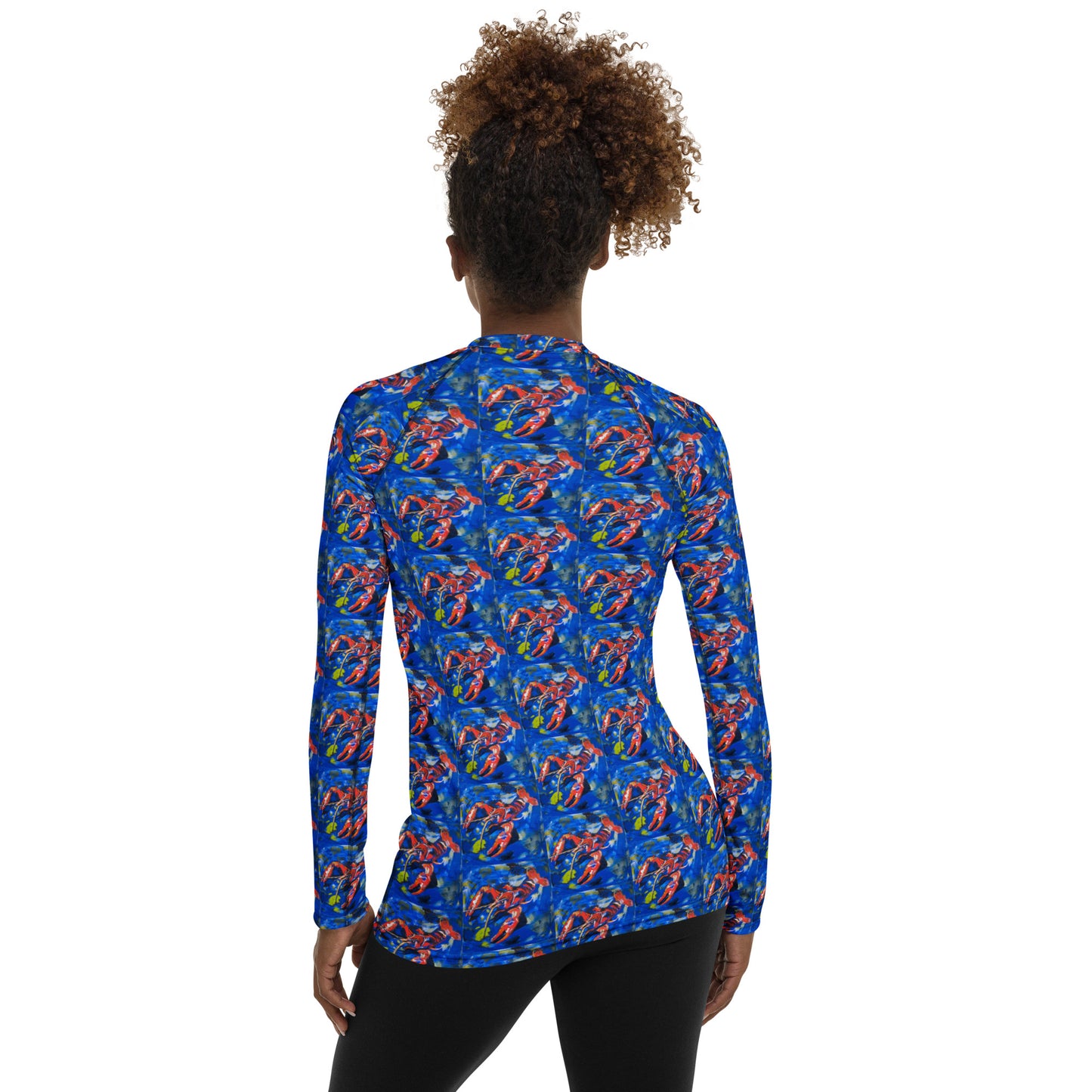 Crawfish in Habitat Women's Rash Guard