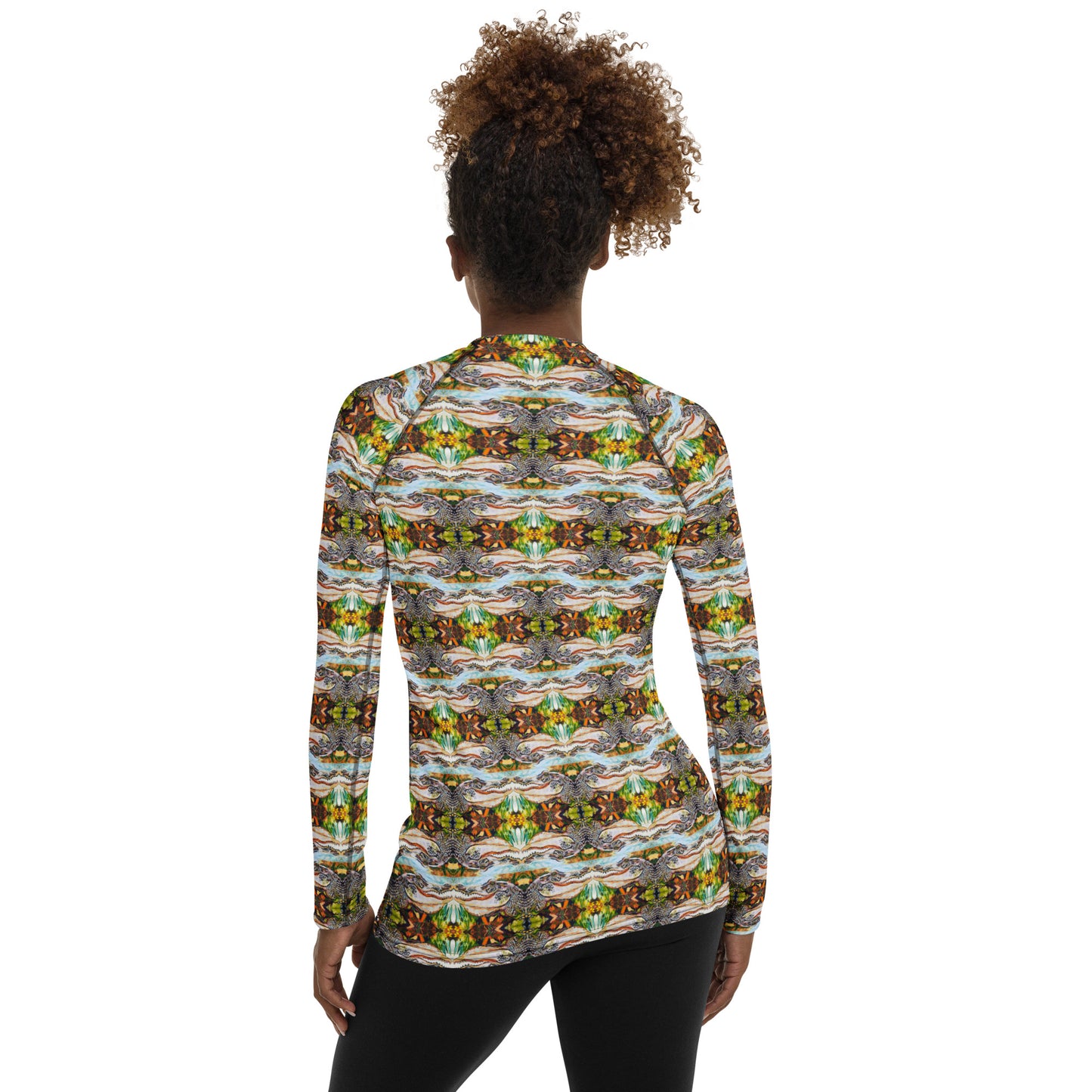 Groovy Gator Reflection Women's Rash Guard