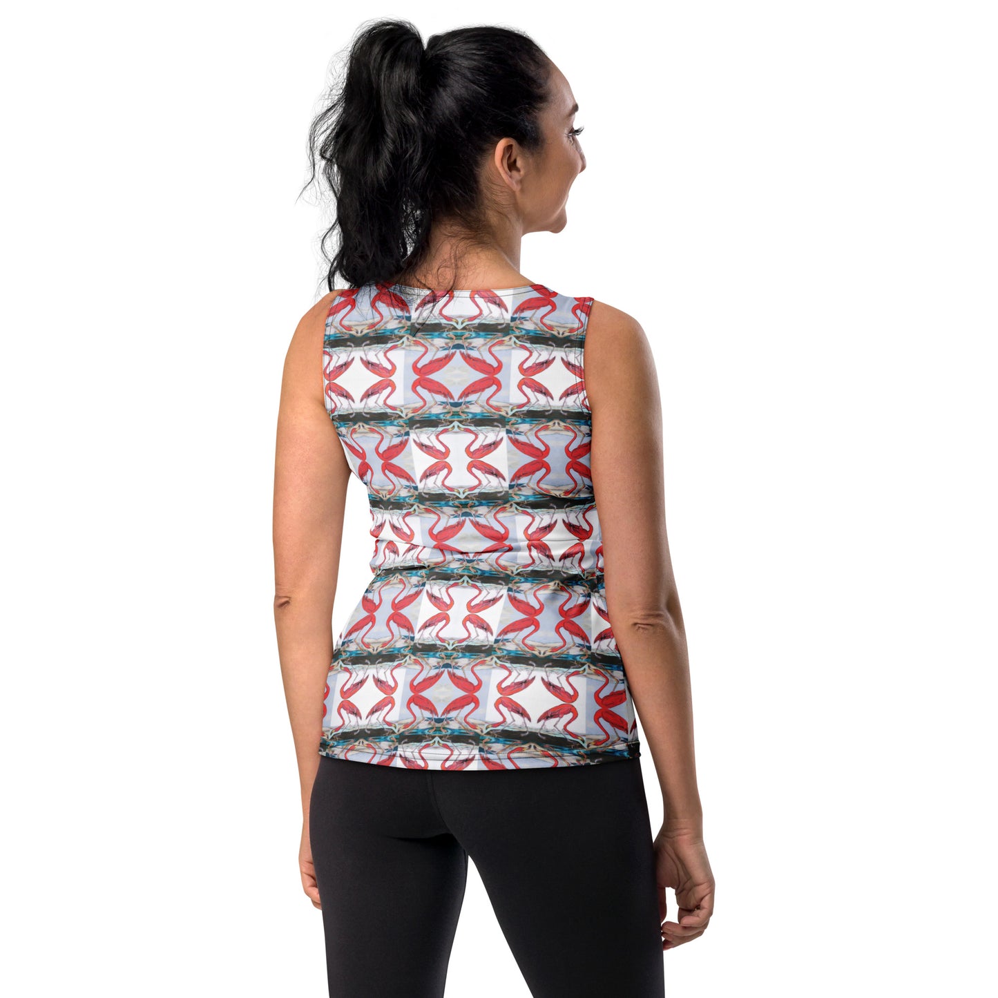 Flamingo Tango Sublimation Cut & Sew Tank Top