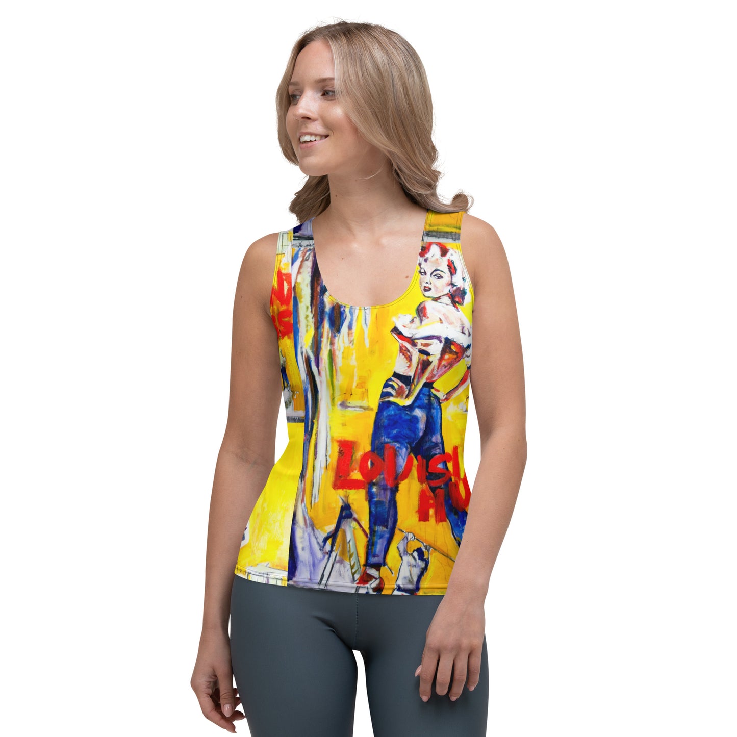 Louisiana Hussy II Sublimation Cut & Sew Tank Top
