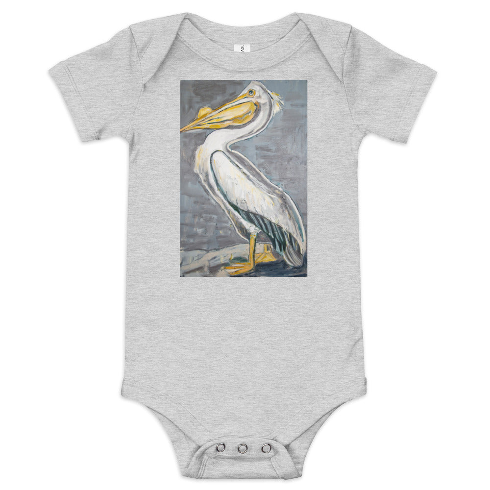 White Pelican Baby short sleeve one piece