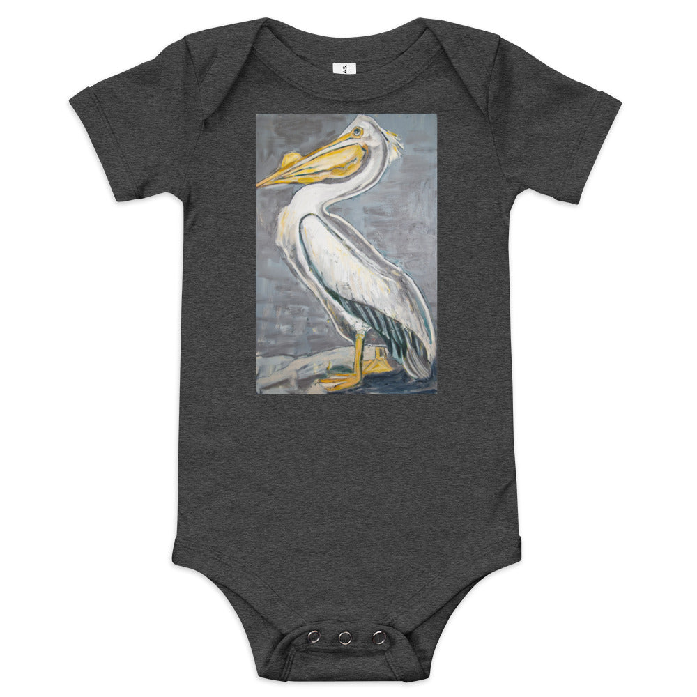 White Pelican Baby short sleeve one piece