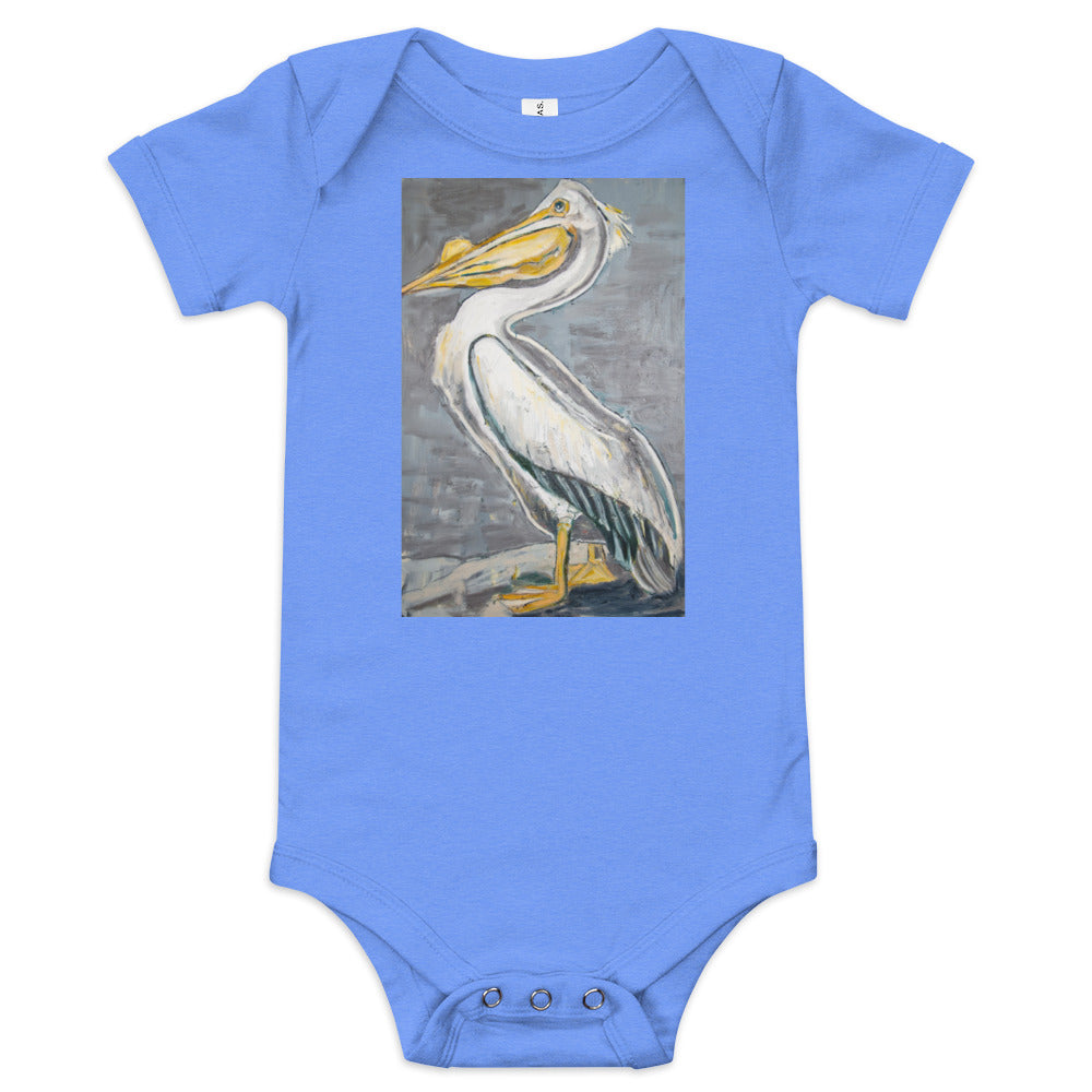 White Pelican Baby short sleeve one piece