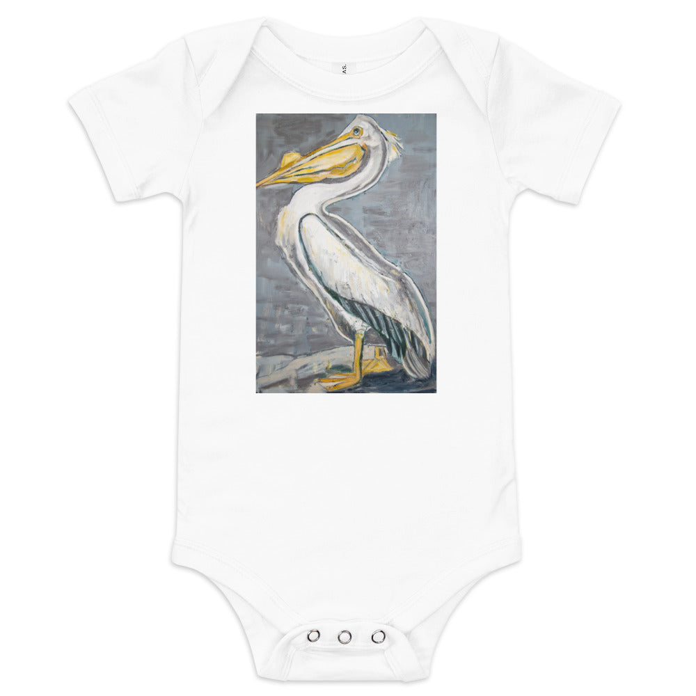 White Pelican Baby short sleeve one piece
