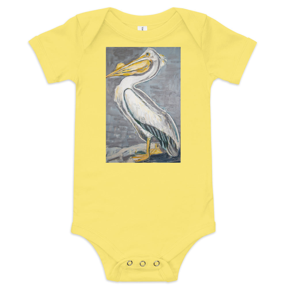 White Pelican Baby short sleeve one piece