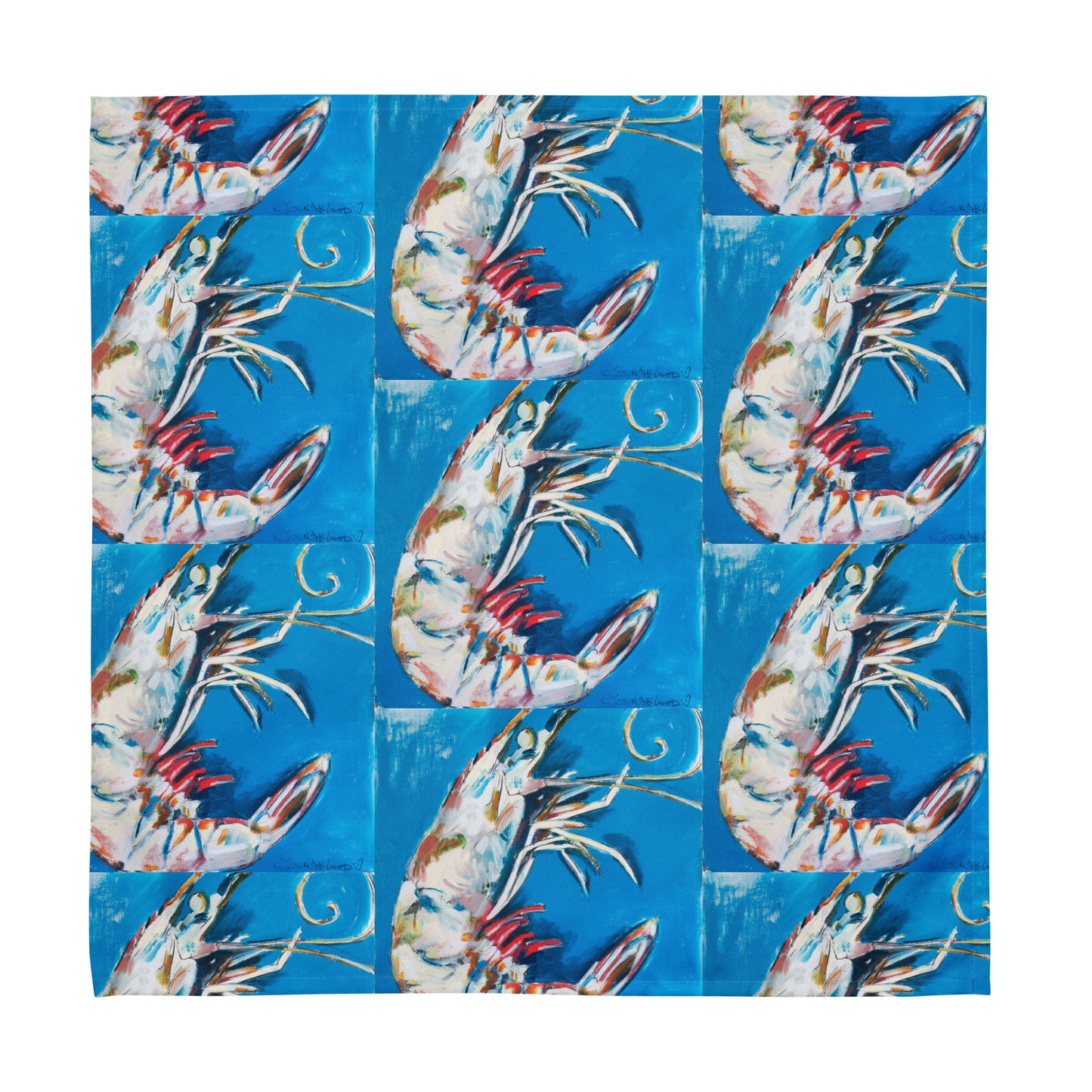 Louisiana Seafood Cloth napkin set