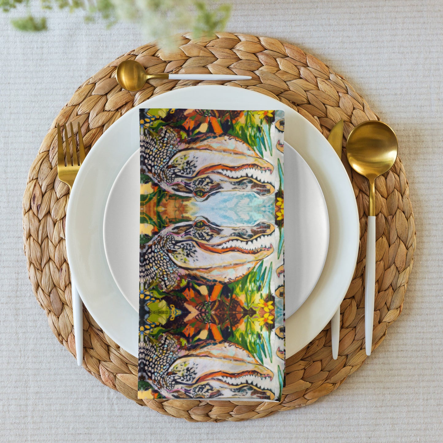 Louisiana Alligators Cloth napkin set