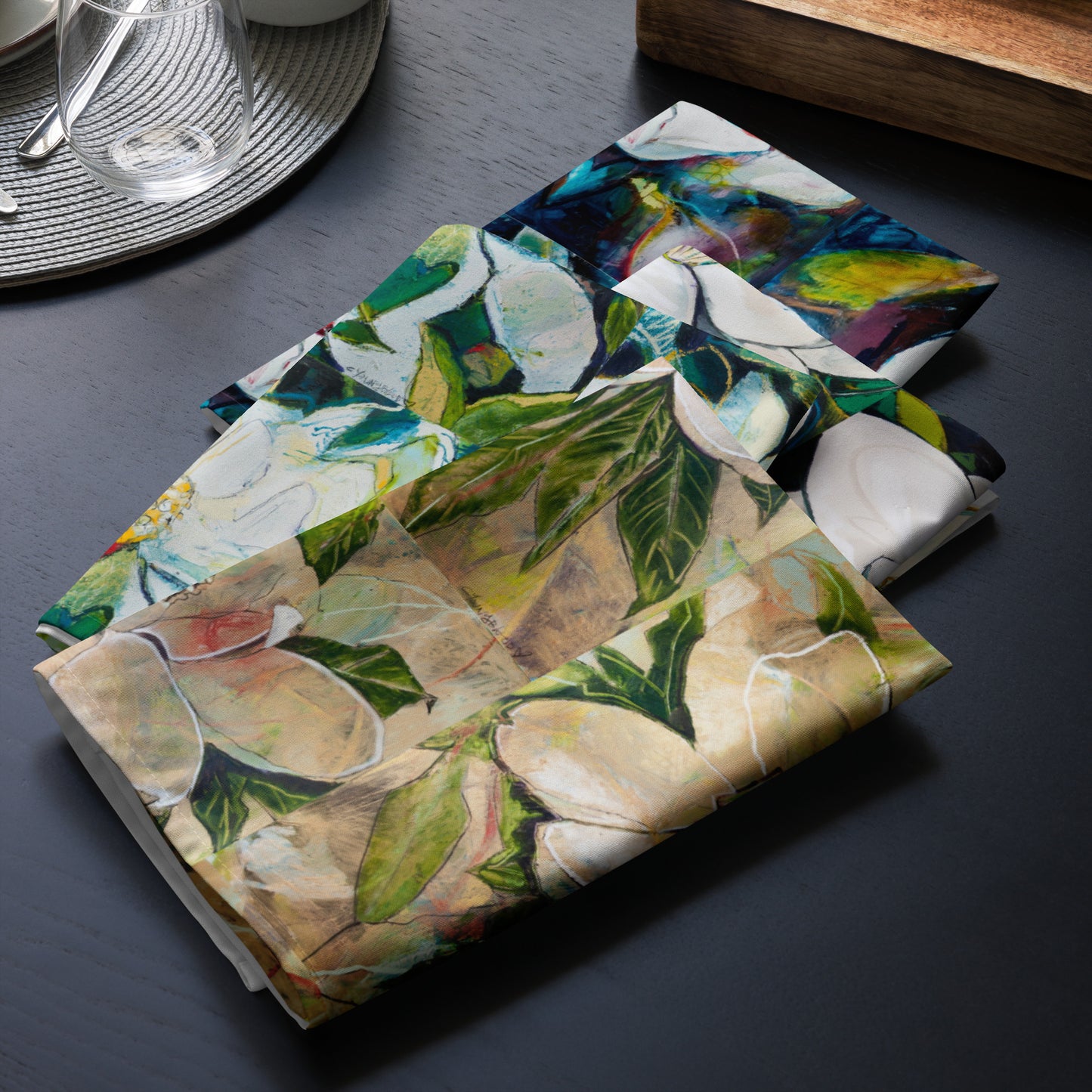 Louisiana Magnolia Cloth napkin set