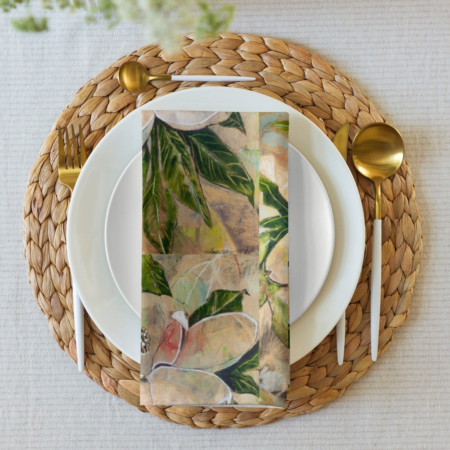 Louisiana Magnolia Cloth napkin set