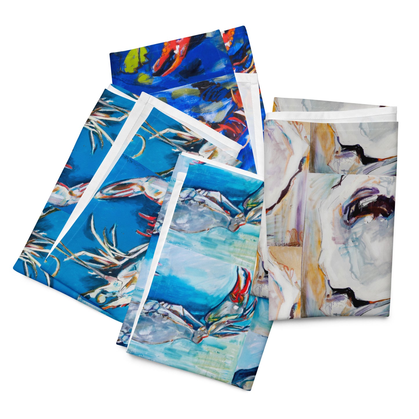 Louisiana Seafood Cloth napkin set