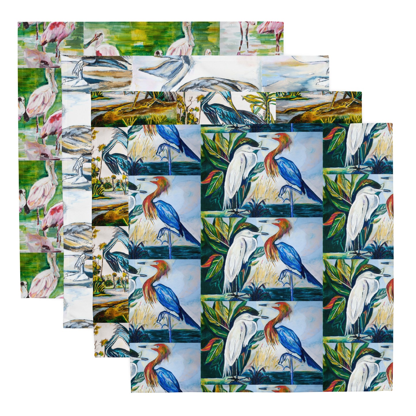 Louisiana Birds Cloth napkin set