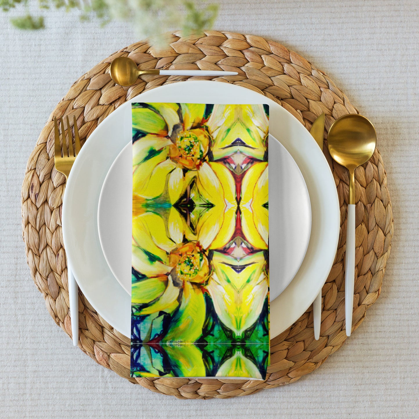 Louisiana Flowers Cloth napkin set