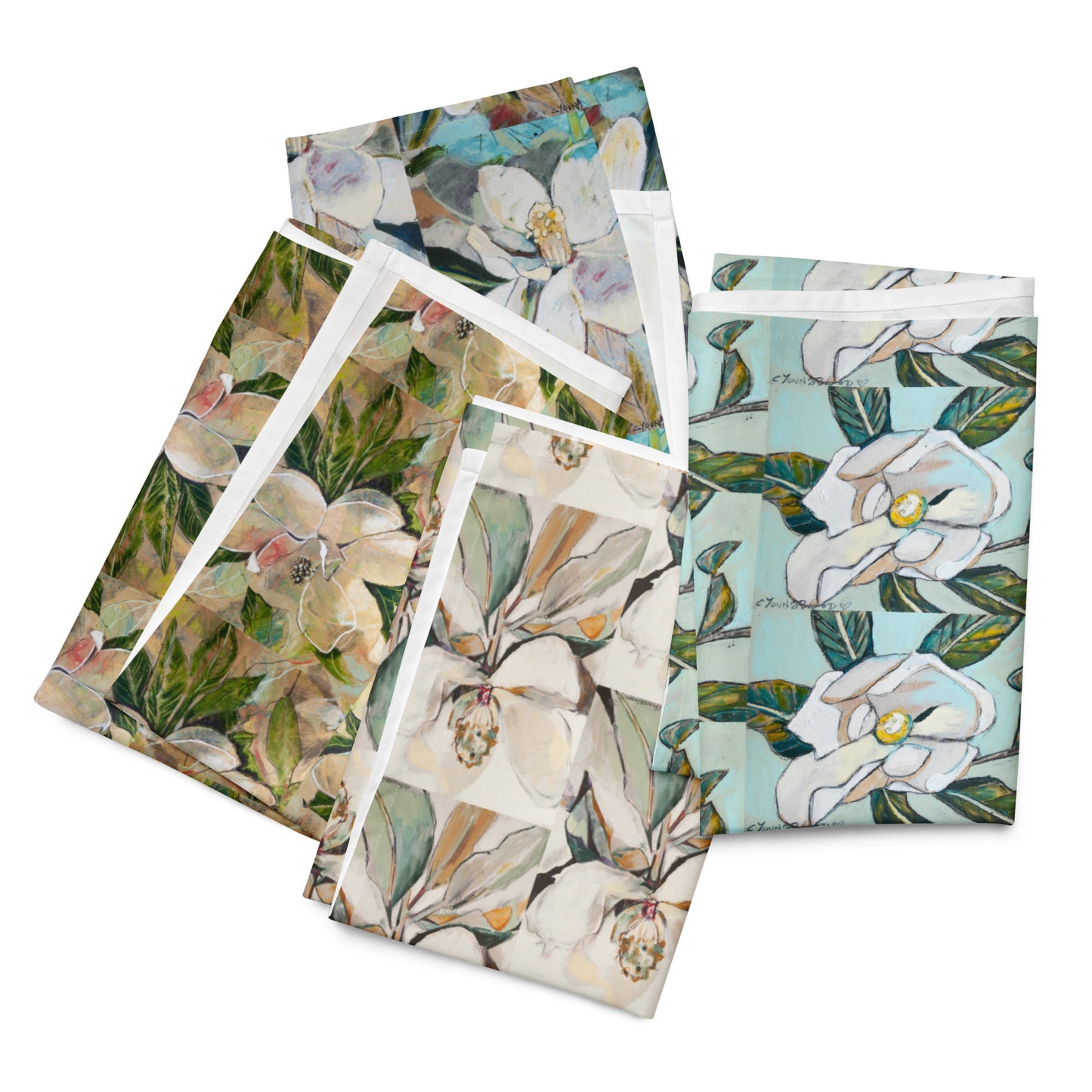 Soft Magnolia Cloth napkin set